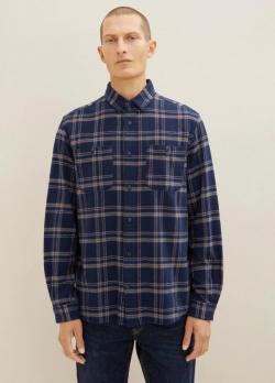 Tom Tailor® Shirt - Navy Colorful Check