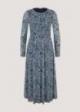 Tom Tailor® Dress Mesh Midi - Navy Floral Design