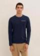 Tom Tailor® Long Sleeve One Pocket Sweatshirt - Sky Captain