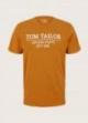 Tom Tailor® T-shirt Logo - Peanut Butter Brown