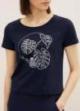 Tom Tailor® Light T-Shirt with print - Sky Captain Blue