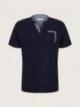 Tom Tailor® One Pocket T-Shirt - Navy White Inject Stripe