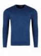 Cross Jeans® Sweatshirt C-Neck - Blue (005)