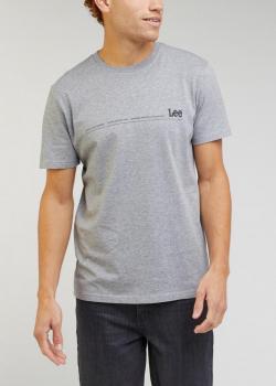 Lee® Small Logo Tee -Sharp Grey Mele