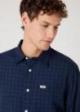 Wrangler® Long Sleeve 1 Pocket Shirt - Eclipse Check