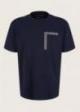 Tom Tailor® T-shirt Sign - Sky Captain Blue