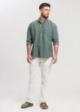 Cross Jeans® 1 Pocket Shirt - Green Mist (219)
