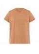 Cross Jeans® T-shirt C-Neck - Tobacco Brown (082)