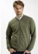 Cross Jeans® Sweater Zip - Khaki (002)
