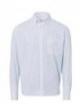 Cross Jeans® 1 pocket Shirt Stripe - Light Blue (071)