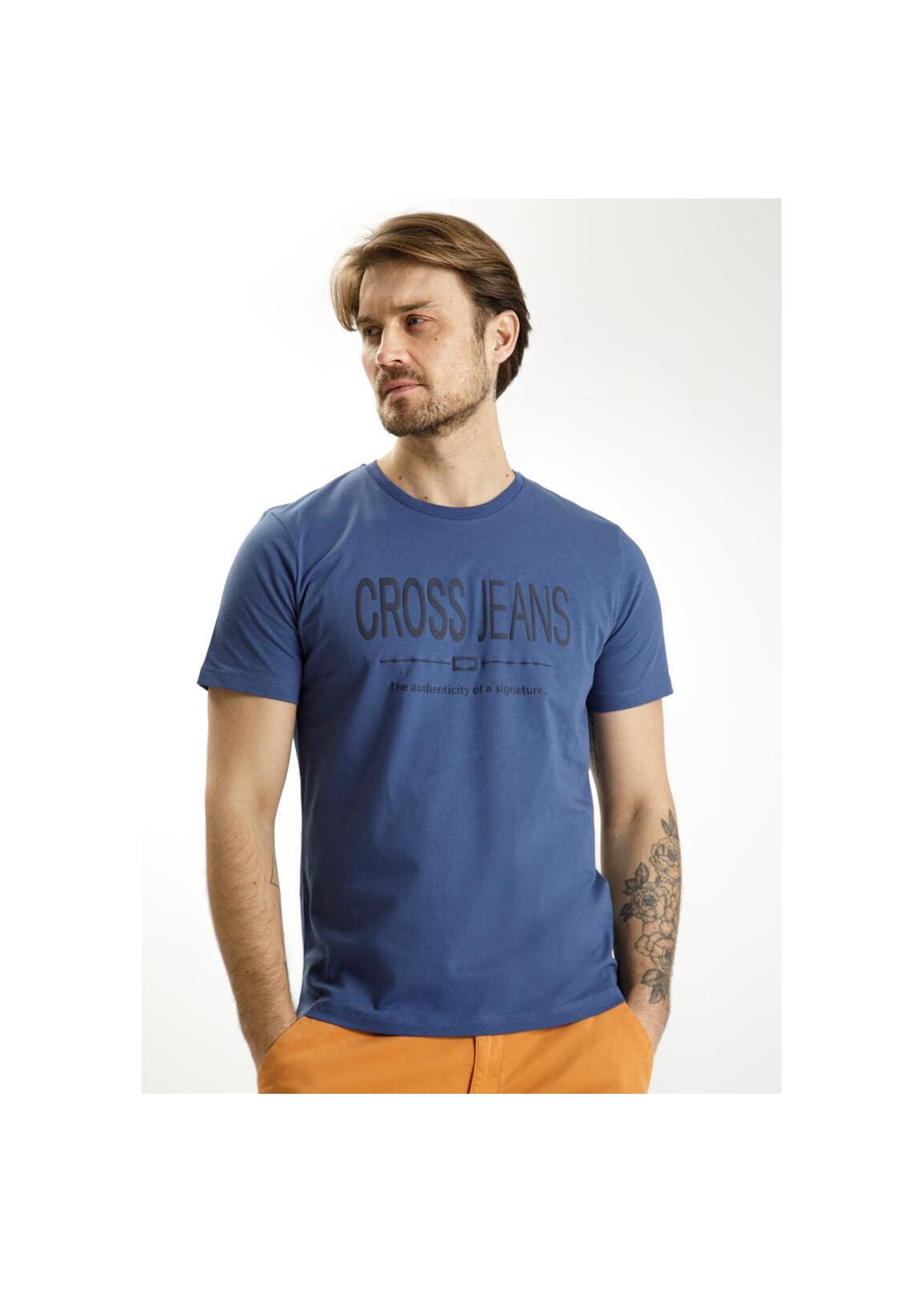 Cross Jeans® Logo T-Shirt - Indigo (005)