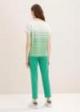 Tom Tailor® Tshirt - Green Gradient Stripe