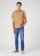 Wrangler Short Sleeve 1 pocket shirt - Tobacco Brown