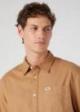 Wrangler Short Sleeve 1 pocket shirt - Tobacco Brown