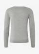 Tom Tailor® Simple Knitted Jumper - Light Soft Grey Melange