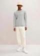 Tom Tailor® Simple knitted jumper - Light Soft Grey Melange