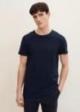 Denim Tom Tailor® T-shirt With A Chest Pocket - Sky Captain Blue