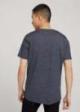 Denim Tom Tailor® T-shirt With A Logo Print - Sky Captain Blue Non-solid