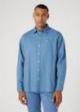 Wrangler® Long Sleeve One Pocket Shirt - Captains Blue