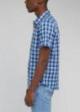 Lee® Short Sleeve Button Down - Anthem Blue Check