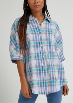 Lee® Relaxed One Pocket Shirt - Plum Check