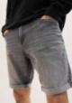 Tom Tailor® Denim Shorts - Used Mid Stone Grey Denim
