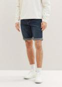 Tom Tailor® Denim Shorts - Used Dark Stone Blue Denim