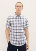 Tom Tailor® Shirt - Off White Multicolor Check