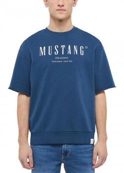 Mustang® Ben Crewneck SSleeve - Insignia Blue
