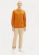 Tom Tailor® Mottled Knitted Sweater - Rusty Orange Burned Melange