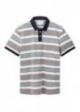 Tom Tailor® Striped polo shirt - Navy Red Stripe