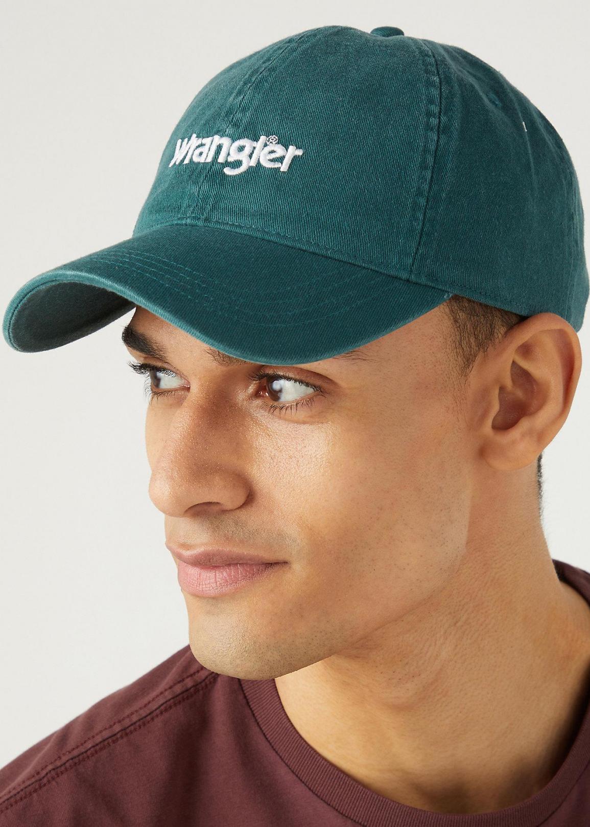 Wrangler® Washed Logo Cap - Deep Teal Green