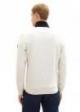 Tom Tailor® Sweatshirt Jacket with a Stand-Up Collar - Vintage Beige Melange