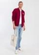 Cross Jeans® Sweater Zip - Bordeaux (407)