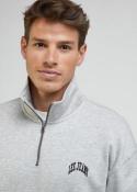 Lee® Half Zip Sweatshirt - Sharp Grey Mele