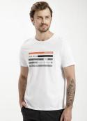 Cross Jeans® T-shirt C-Neck Print - White (008)