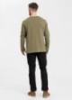 Cross Jeans® Long Sleeve Sweatshirt - Dusky Green (324)
