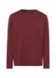 Cross Jeans® Long Sleeve Logo Sweatshirt - Brown (025)
