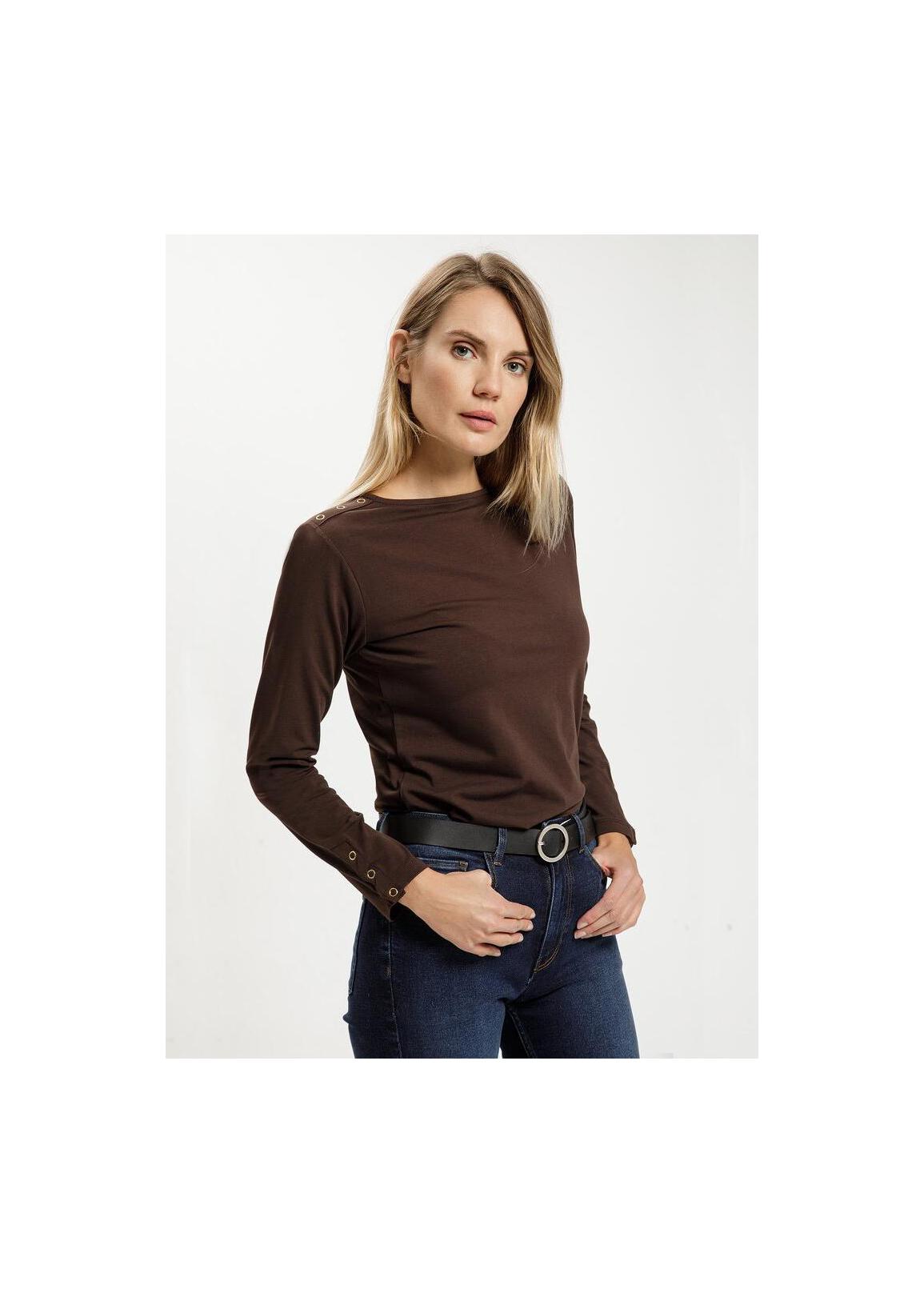 Cross Jeans® Long Sleeve Sweatshirt - Chestnut (103)