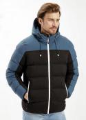 Cross Jeans® Winter Puffer Hoodie Jacket - Indigo (005)