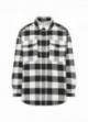 Lee® Quilted Overshirt - Charcoal Check