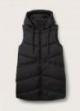 Tom Tailor® Long Vest With A Hood - Deep Black