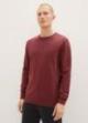 Tom Tailor® Mottled Knitted Sweater - Tawny Port Red Melange