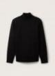 Tom Tailor® Basic Knitted Sweater With A Turtleneck - Black