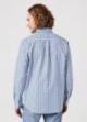 Wrangler® One Pocket Shirt - Light Blue Stripe