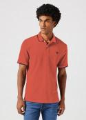 Wrangler® Polo Shirt - Burnt Sienna