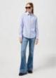 Wrangler® One Pocket Shirt - Blue Stripe