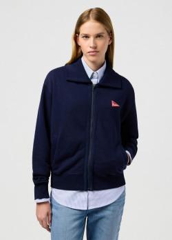 Wrangler® Zip Front Sweatshirt - Navy