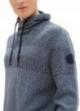 Tom Tailor® Knitted Sweater With A Snood - Green Blue Mouline