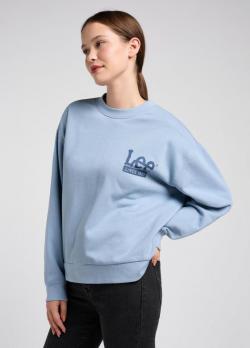 Lee® Logo Sweatshirt - Fresh Water